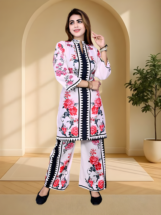 Stylish Kurti With Pant For Women | Cord Set | Kuti Set | Party Wear |