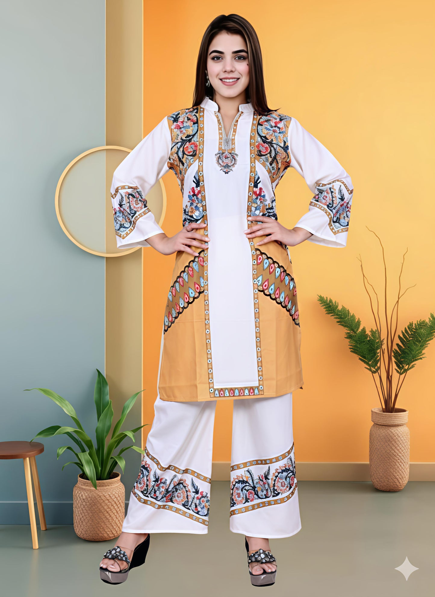 Stylish Kurti With Pant For Women | Cord Set | Kuti Set | Party Wear |