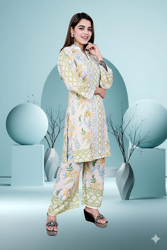 Stylish Kurti With Pant For Women | Cord Set | Kuti Set | Party Wear |