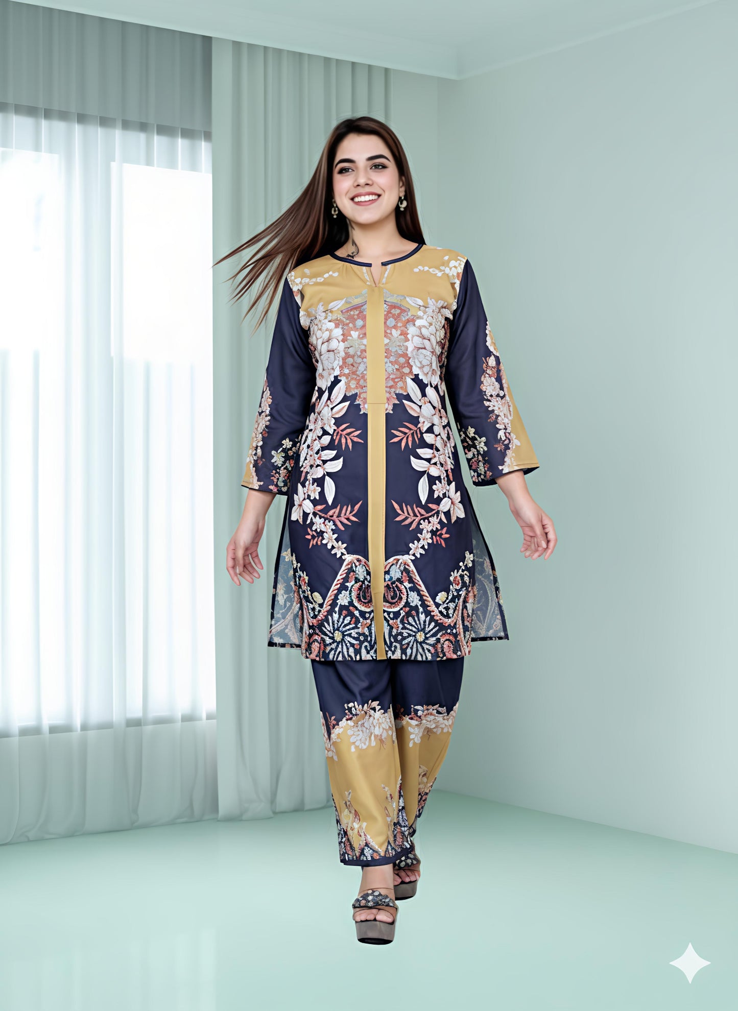 Stylish Kurti With Pant For Women | Cord Set | Kuti Set | Party Wear |