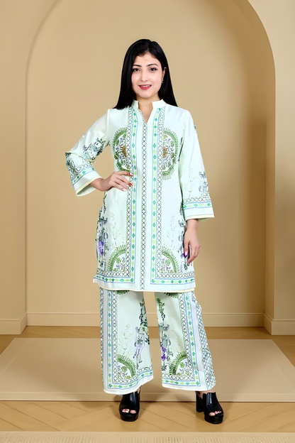 Trendy Printed Kurta Pant Co-ord Set