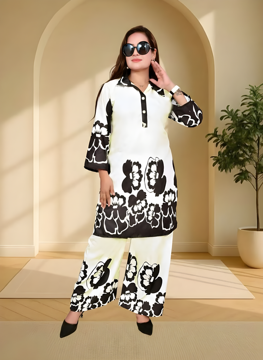 Trendy Printed Kurta Pant Co-ord Set