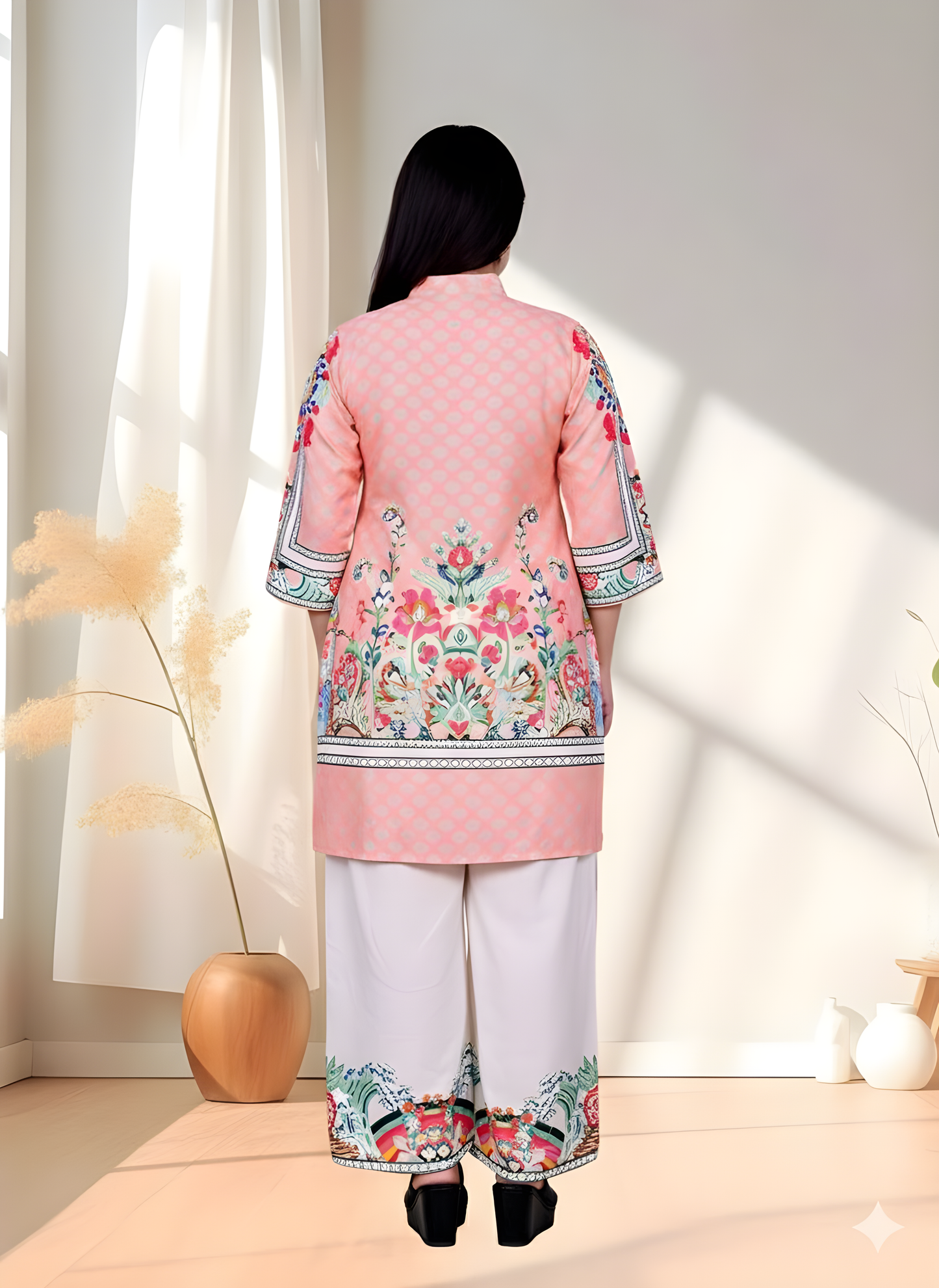 Trendy Printed Kurta Pant Co-ord Set