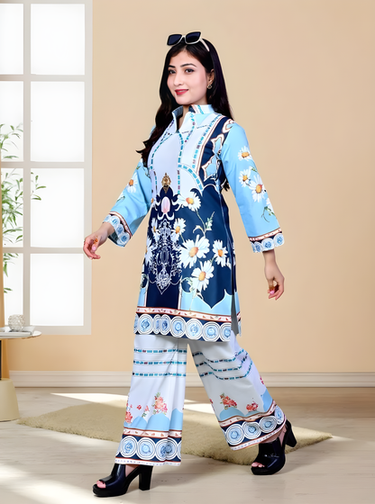Trendy Printed Kurta Pant Co-ord Set