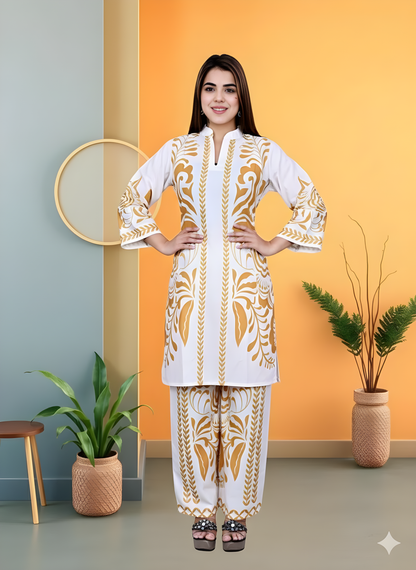 Stylish Kurti With Pant For Women | Cord Set | Kuti Set | Party Wear |