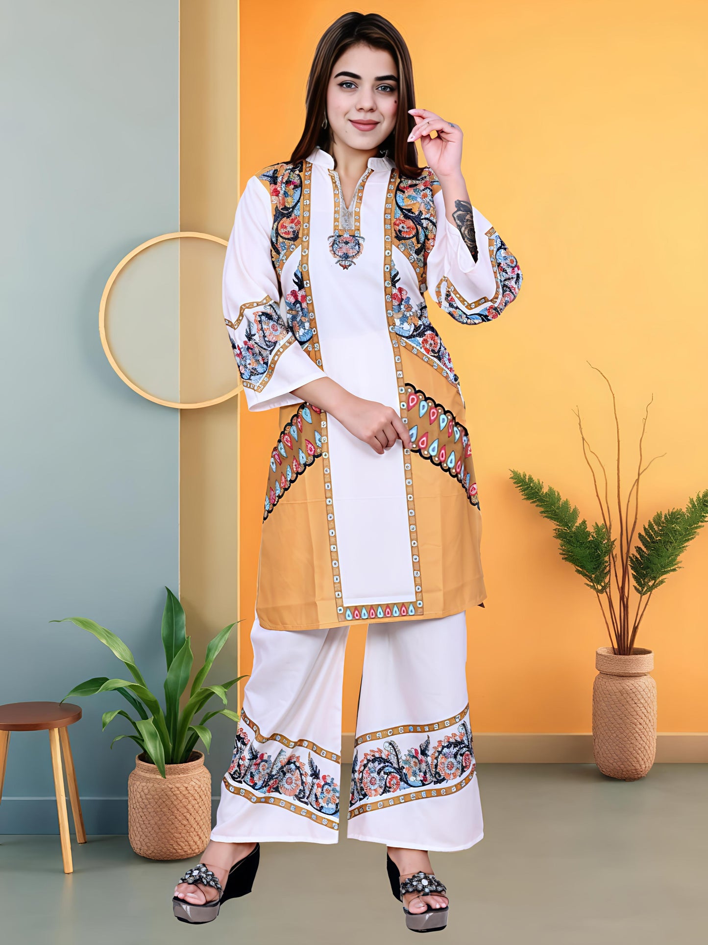 Stylish Kurti With Pant For Women | Cord Set | Kuti Set | Party Wear |