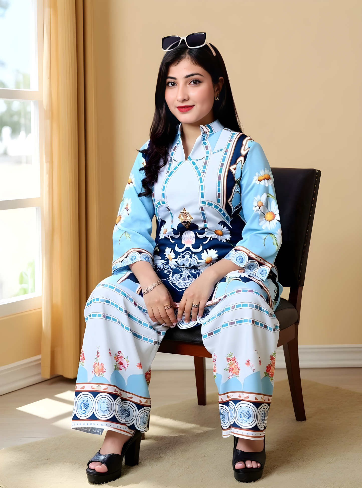 Trendy Printed Kurta Pant Co-ord Set