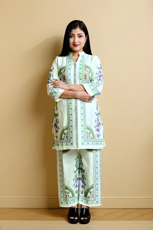 Trendy Printed Kurta Pant Co-ord Set