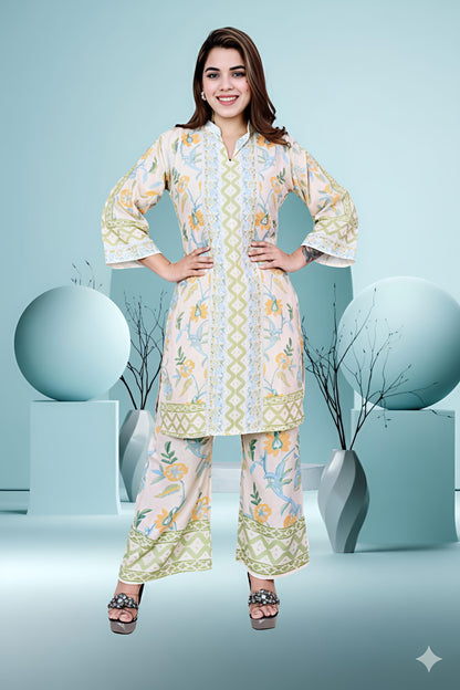 Stylish Kurti With Pant For Women | Cord Set | Kuti Set | Party Wear |