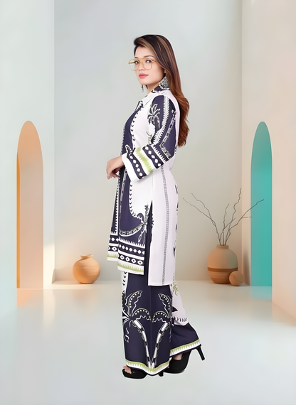 Trendy Printed Kurta Pant Co-ord Set