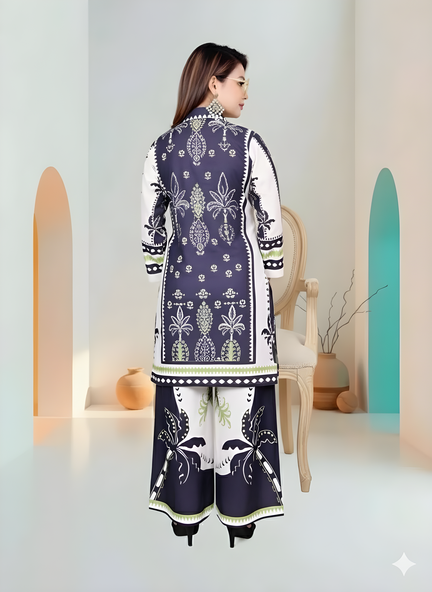 Trendy Printed Kurta Pant Co-ord Set